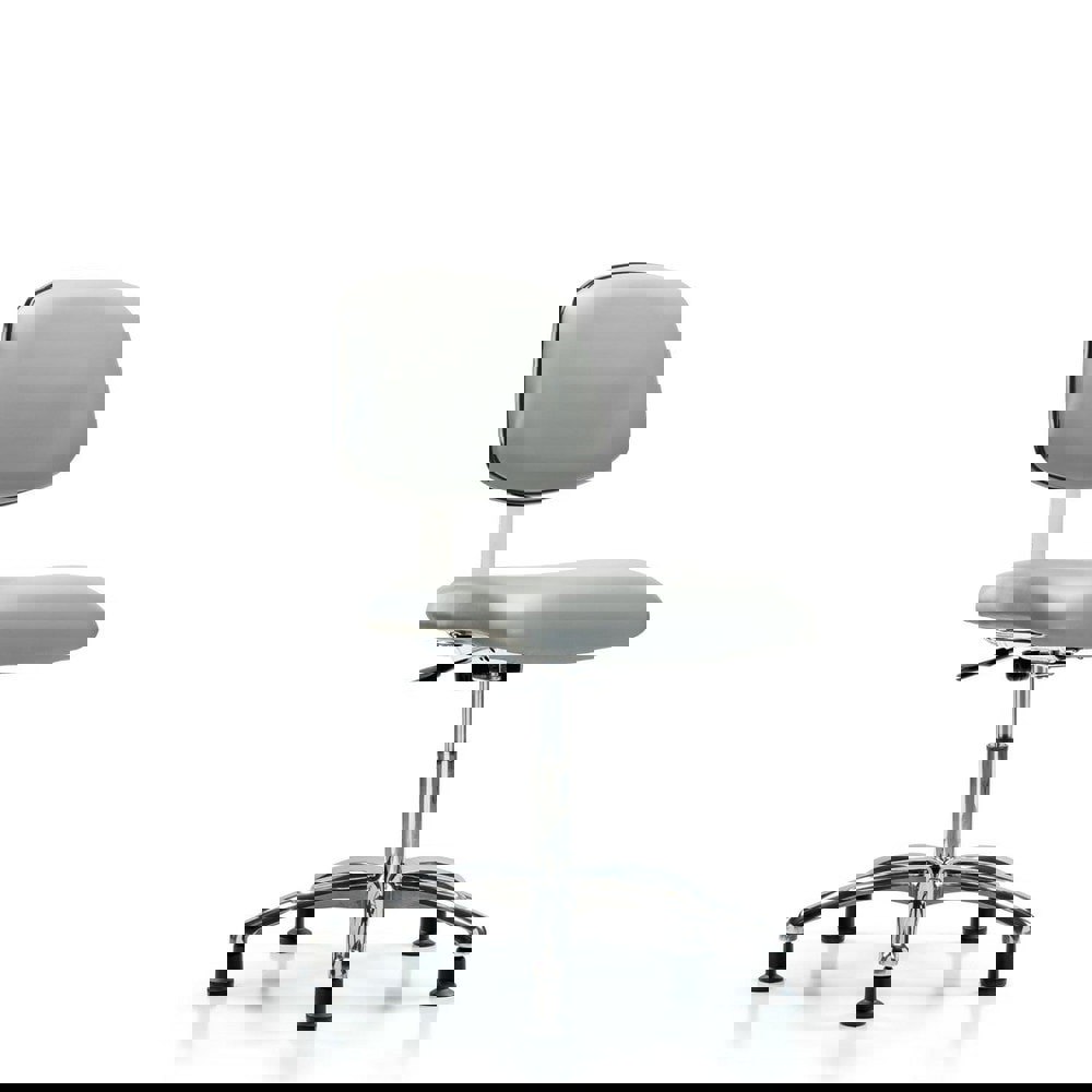 Task Chair: Vinyl, Dove